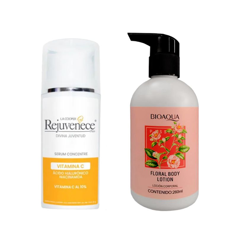 GENERICO - Serum Facial Concentre Vitamina C + Locion Corporal Passion