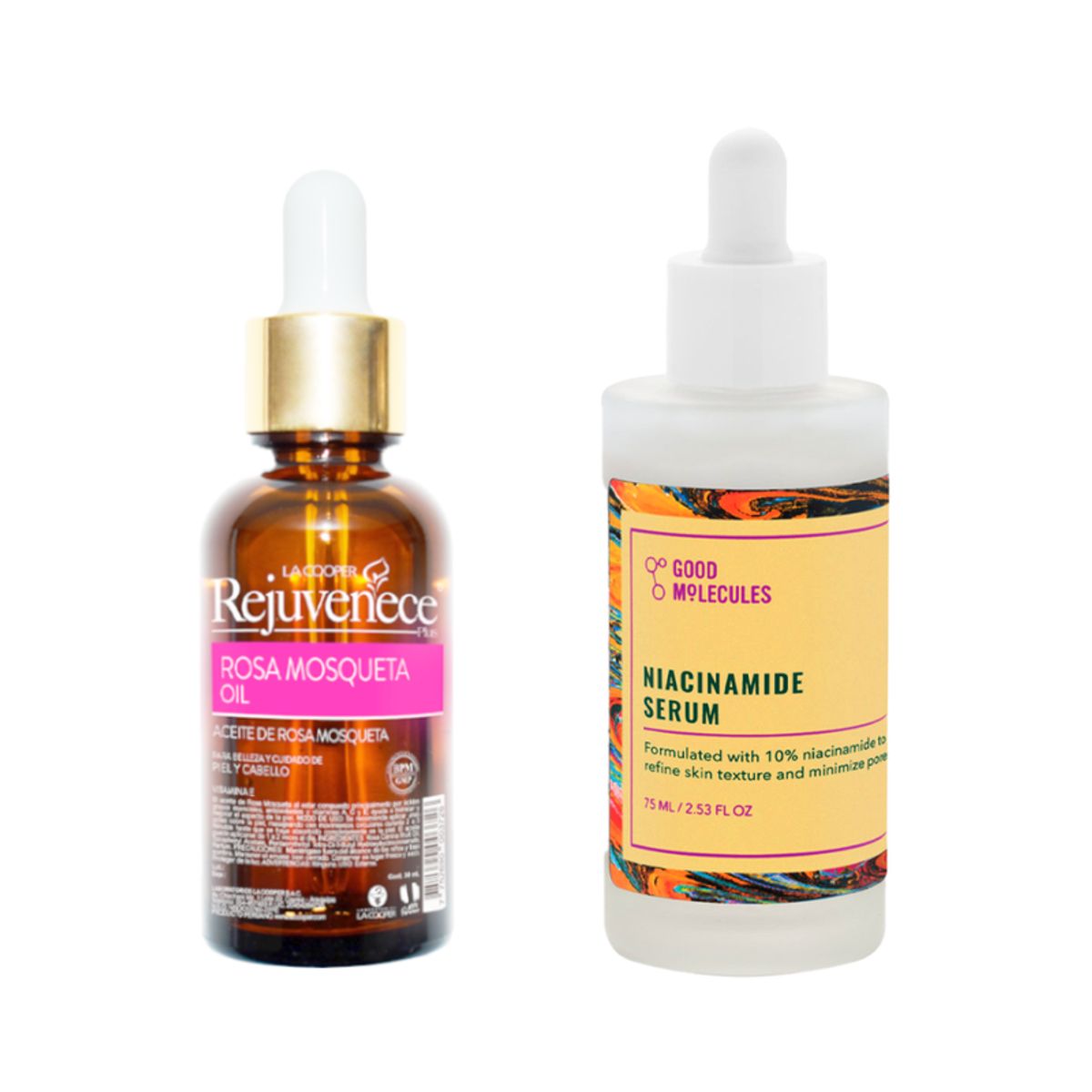 GENERICO - Aceite Facial de Rosa Mosqueta + Serum de Niacinamide