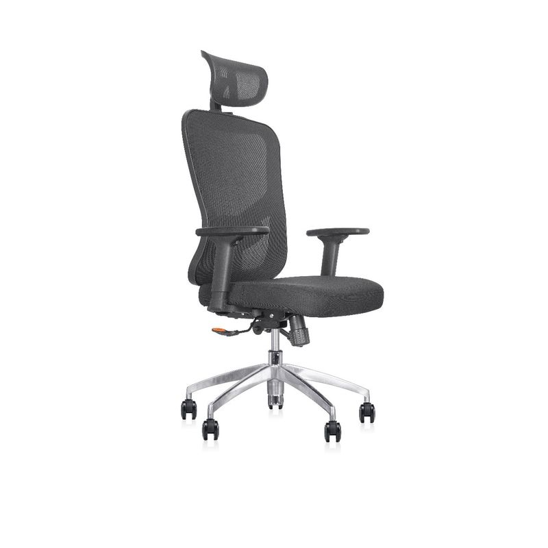 VENSO - Silla De Oficina Giratoria Ergonómica Presidencial RTA-LA-861FH-1 Negro