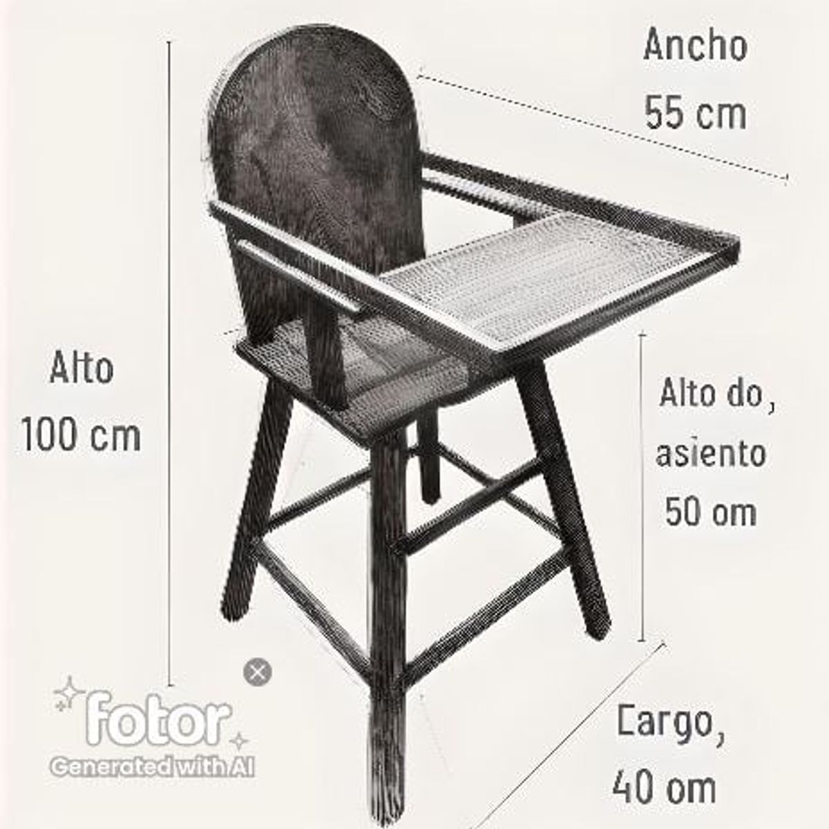 START FG - Silla de Comer para Bebés Booster Bandeja Desplegable azul