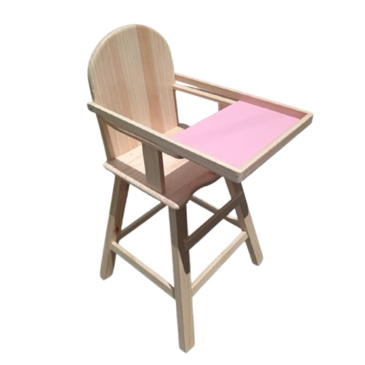 START FG - Silla de bebe para comer con bandeja rosa
