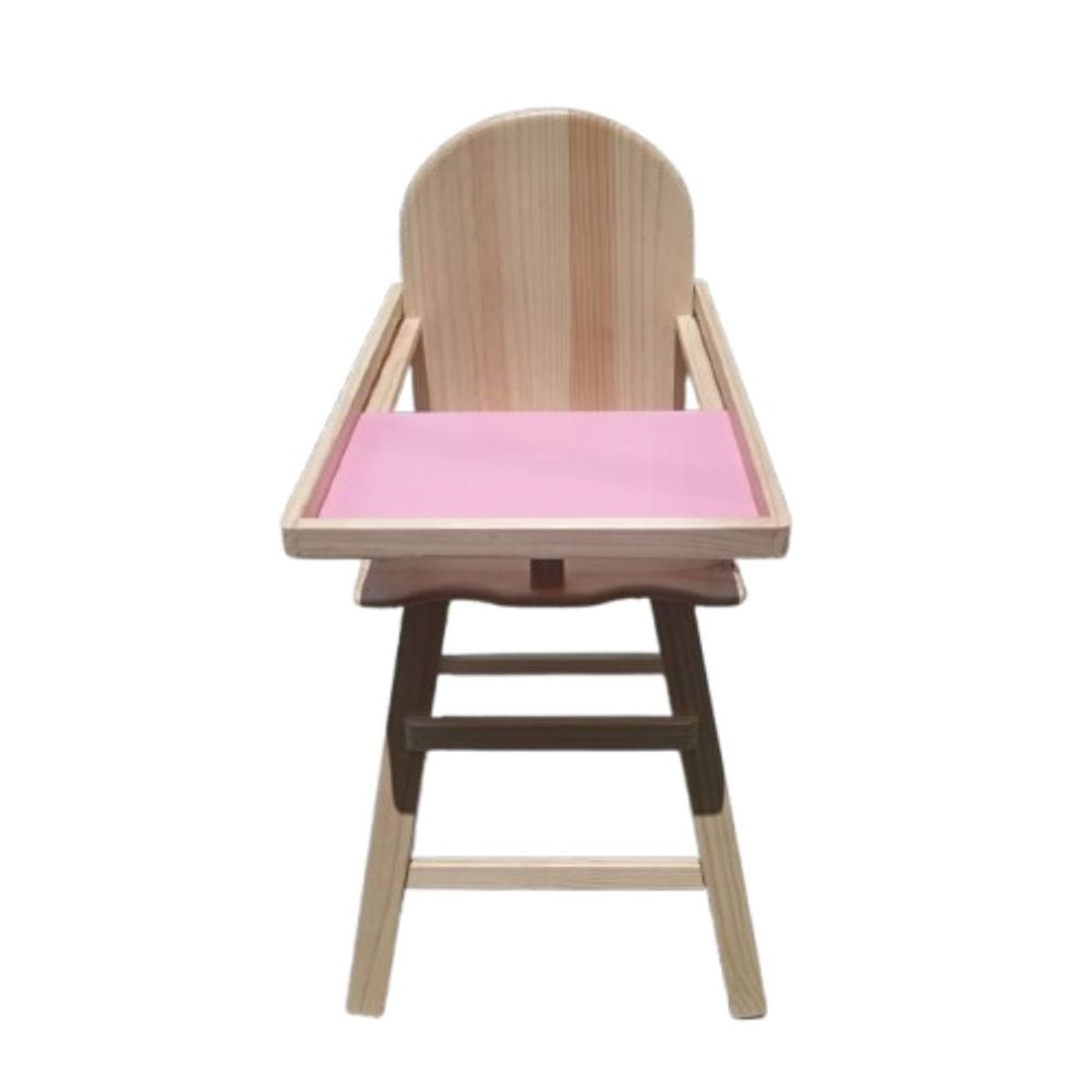 START FG - Silla de bebe para comer con bandeja rosa