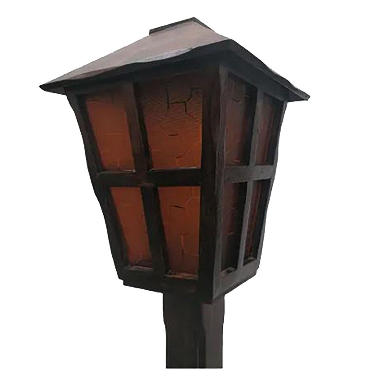 START FG - Farol Lampara de terraza Rustico de exteriores e interiores de madera