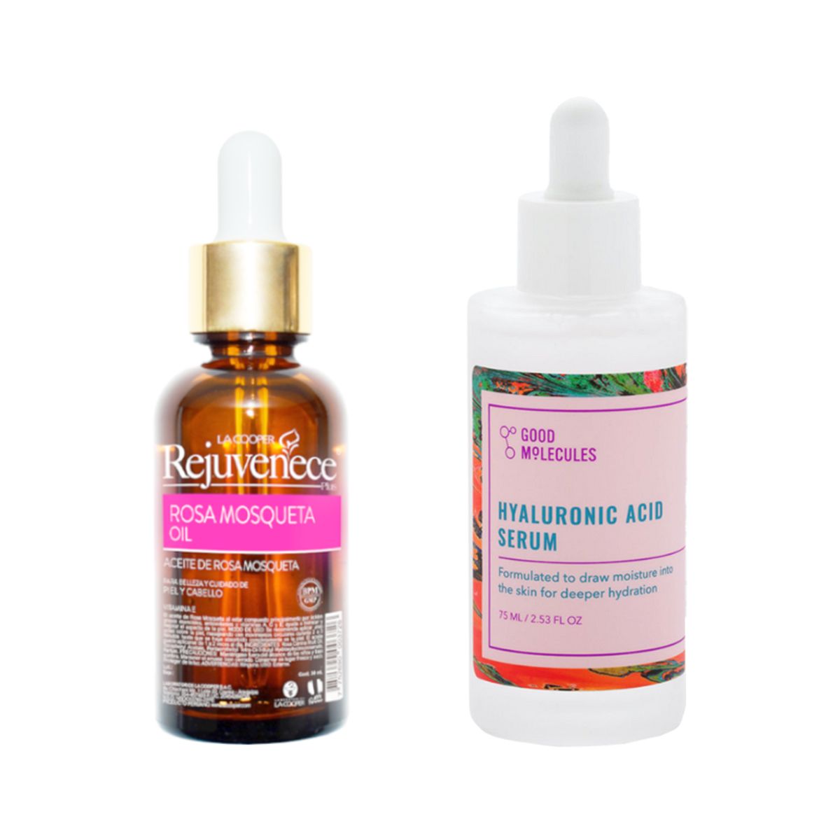 GENERICO - Aceite Facial de Rosa Mosqueta + Serum Hyaluronic