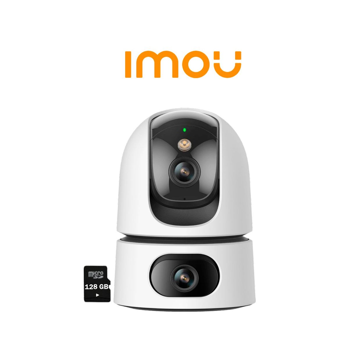 IMOU - Cámara Vigilancia IMOU RANGER DUAL 5MP + 5MP 360° Noche Color +SD 128Gb