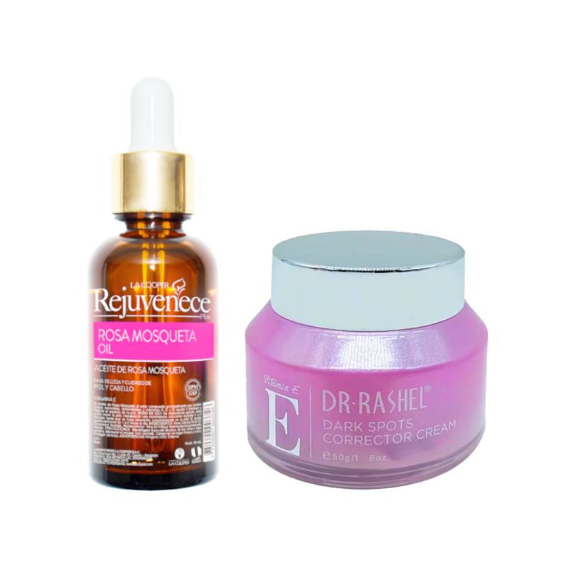 GENERICO - Aceite Facial de Rosa Mosqueta + Crema Correctora De Manchas