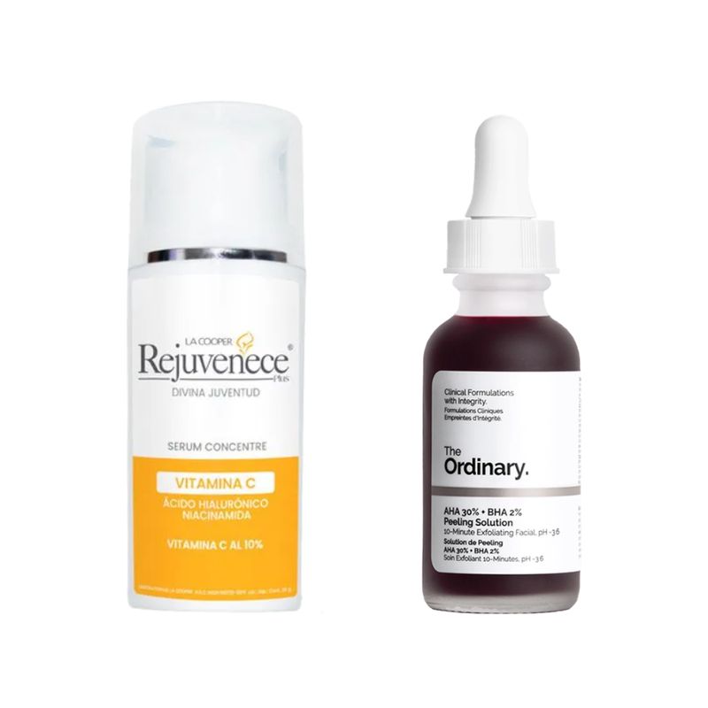 GENERICO - Serum Facial Concentre Vitamina C + Serum AHA 30%+BHA 2%