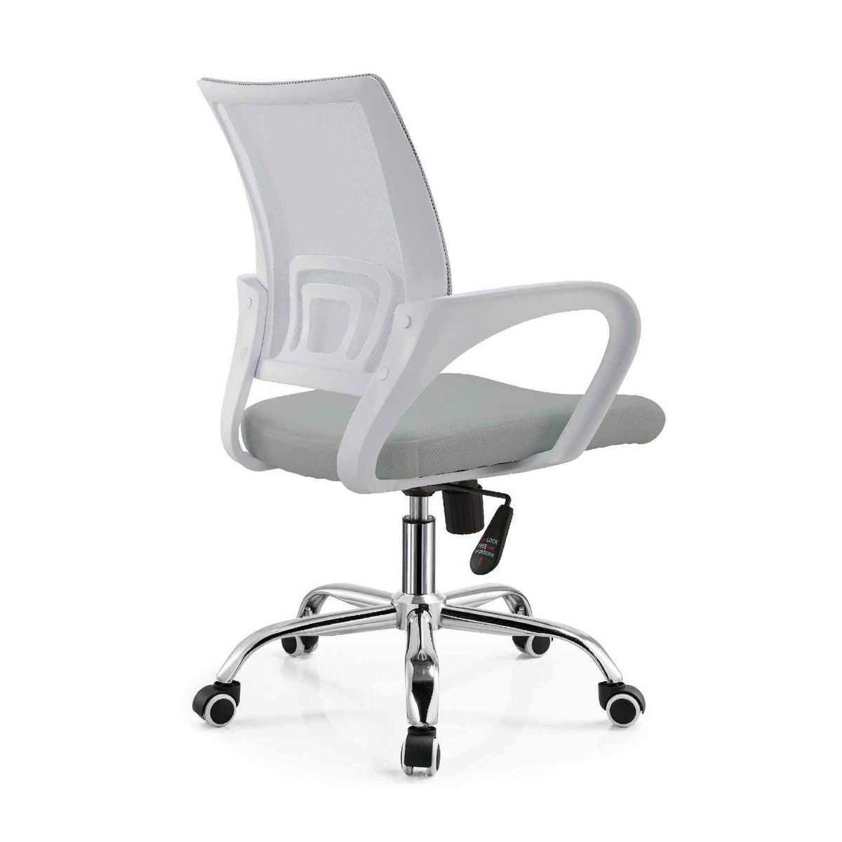 VENSO - Silla De Oficina Ergonómica Ejecutiva RTA-804 Blanco/Gris.