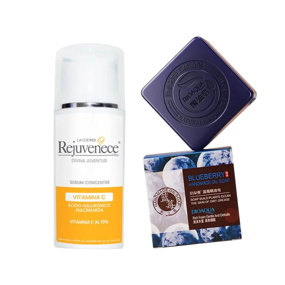 GENERICO - Serum Facial Concentre Vitamina C + Jabón Natural Antiedad