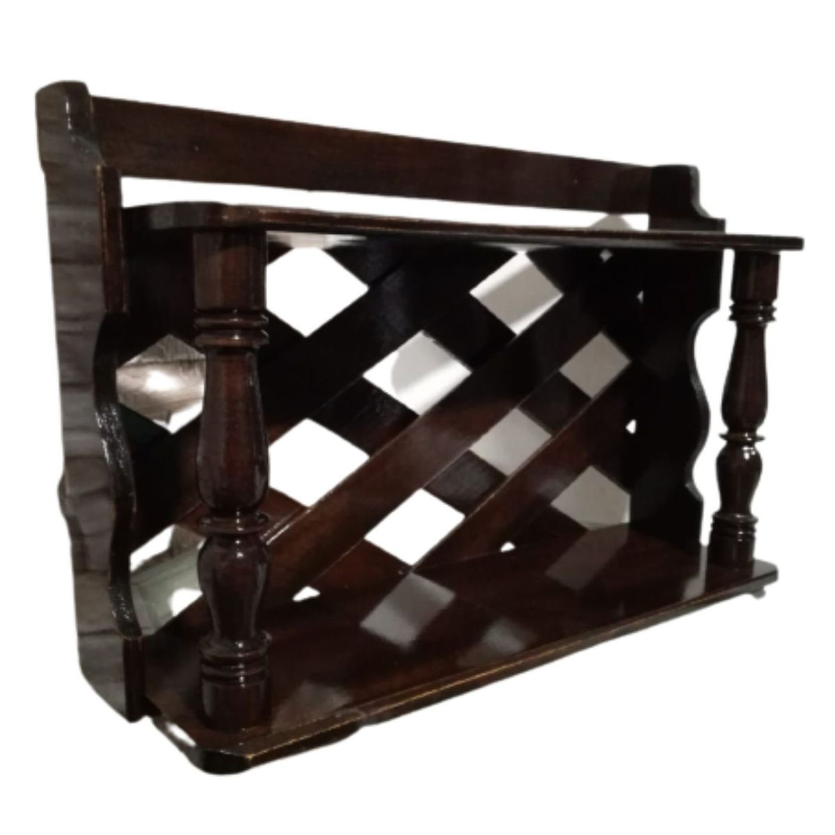 GENERICO - Repisa 2 niveles Organizador Estante para cocina en MARRON