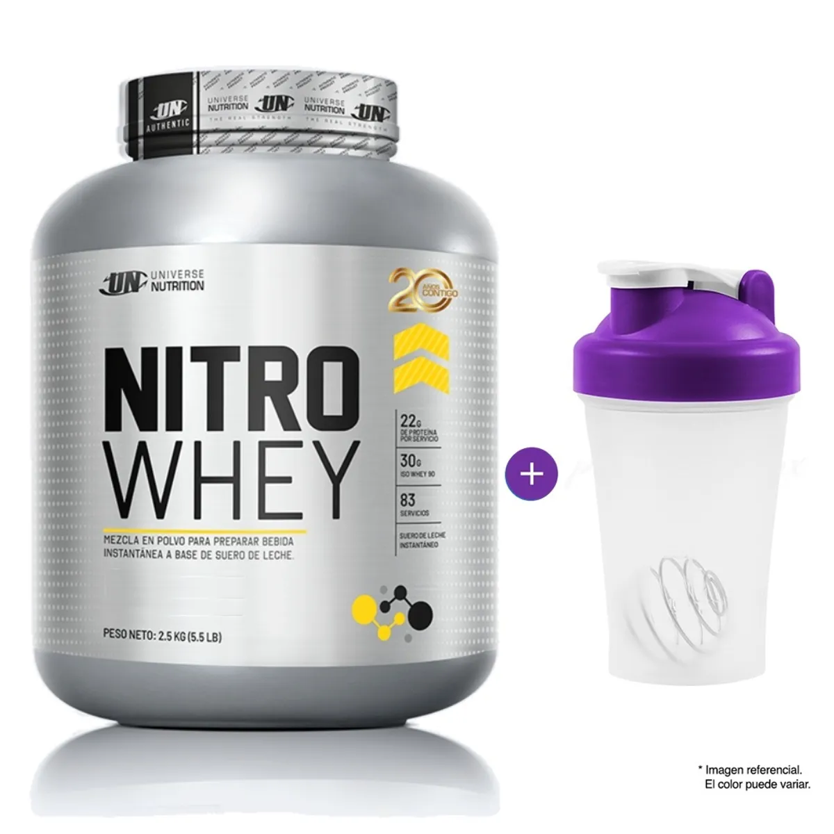UNIVERSE NUTRITION - Proteína Universe Nutrition Nitro Whey 2.5 Kg Chocolate