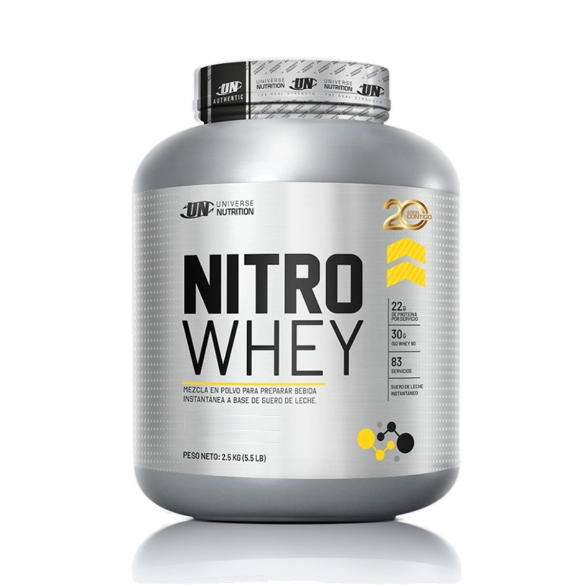 UNIVERSE NUTRITION - NITRO WHEY 2.5 KG SUERO DE LECHE VAINILLA