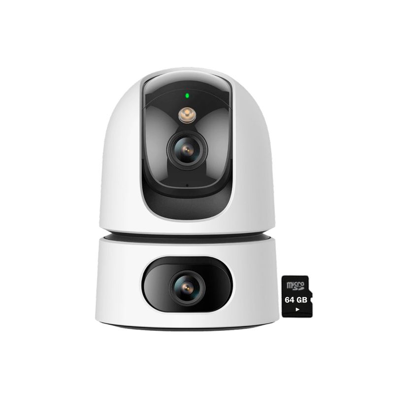 IMOU - Cámara Seguridad IMOU RANGER DUAL 5MP + 5MP 360° Full Color + SD 64Gb