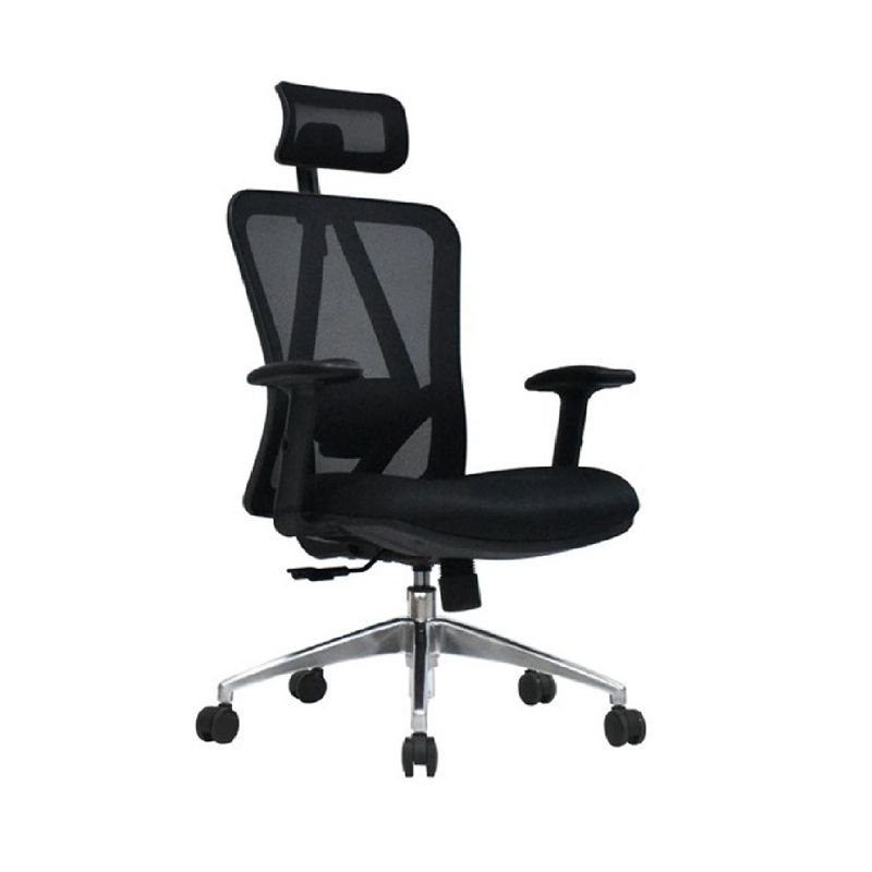 MOBELART - Silla para Oficina Presidente Levi Negro Ergonómica möbelArt