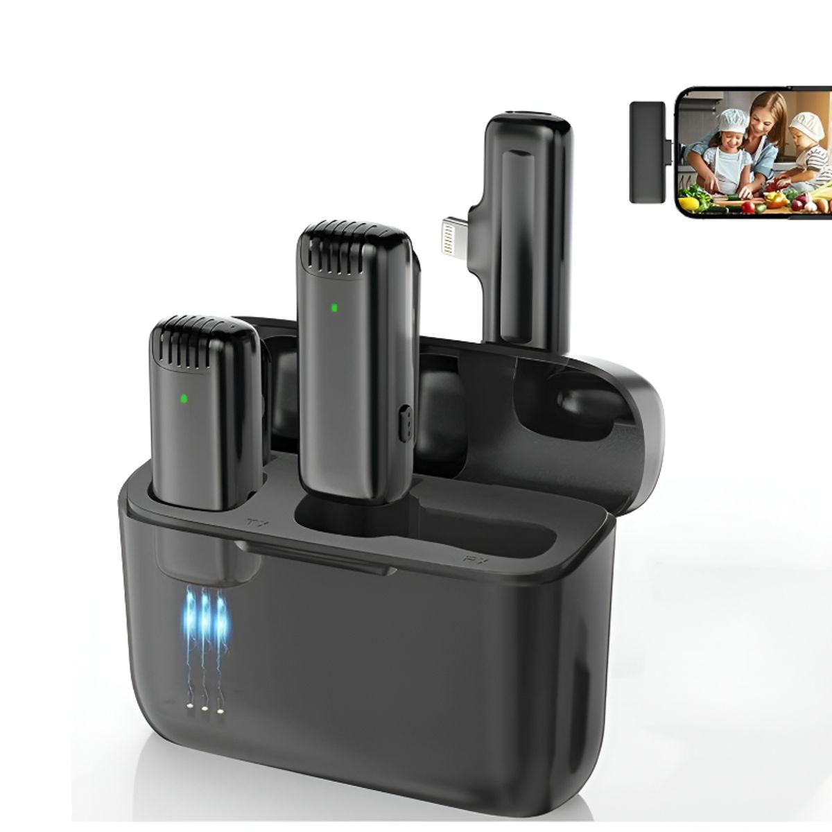 SEISA - Micrófono Inalámbrico SEISA J13-IP entrada Iphone