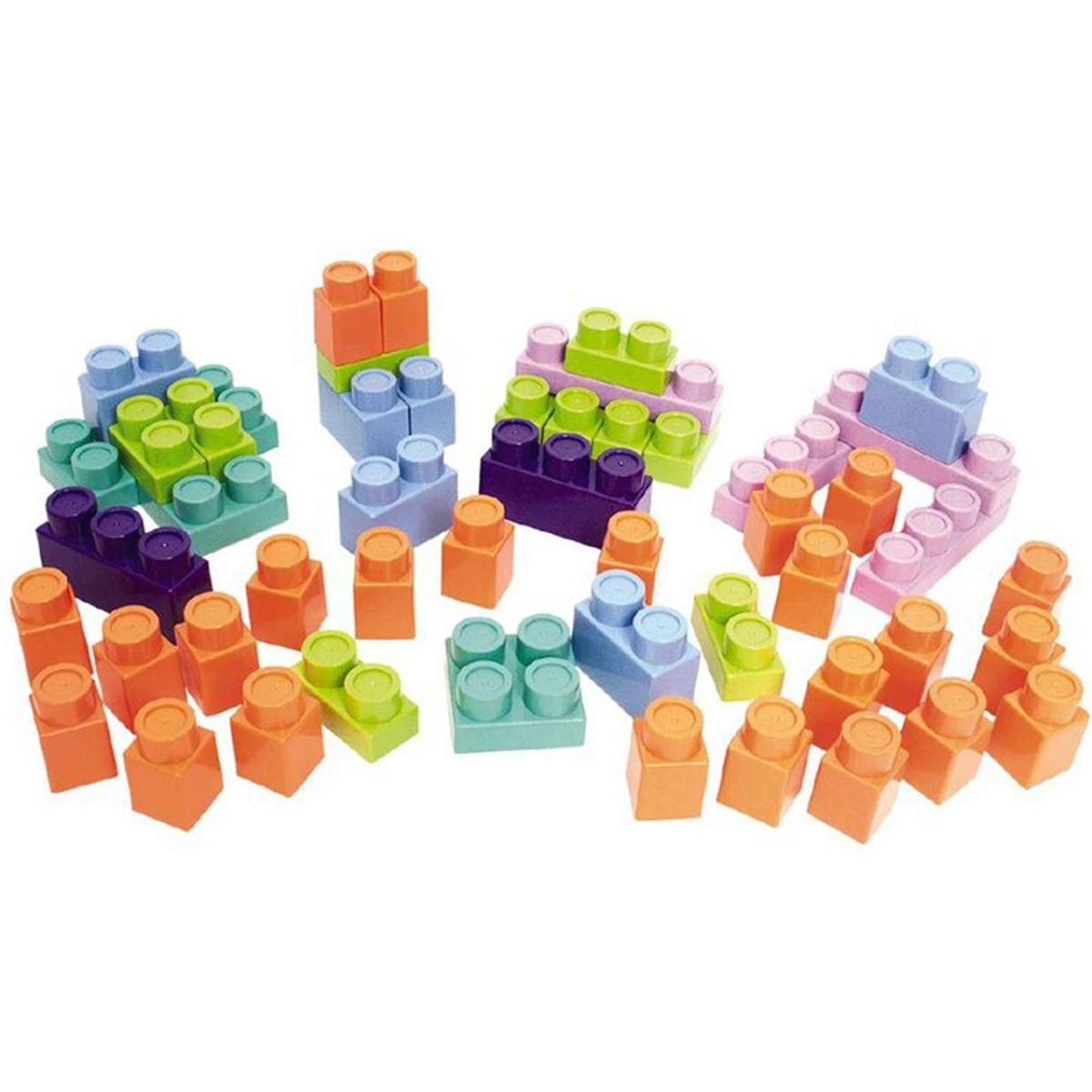 ROO CREW - Bloques de Construccion Roo Crew - Caja 75 Bloques