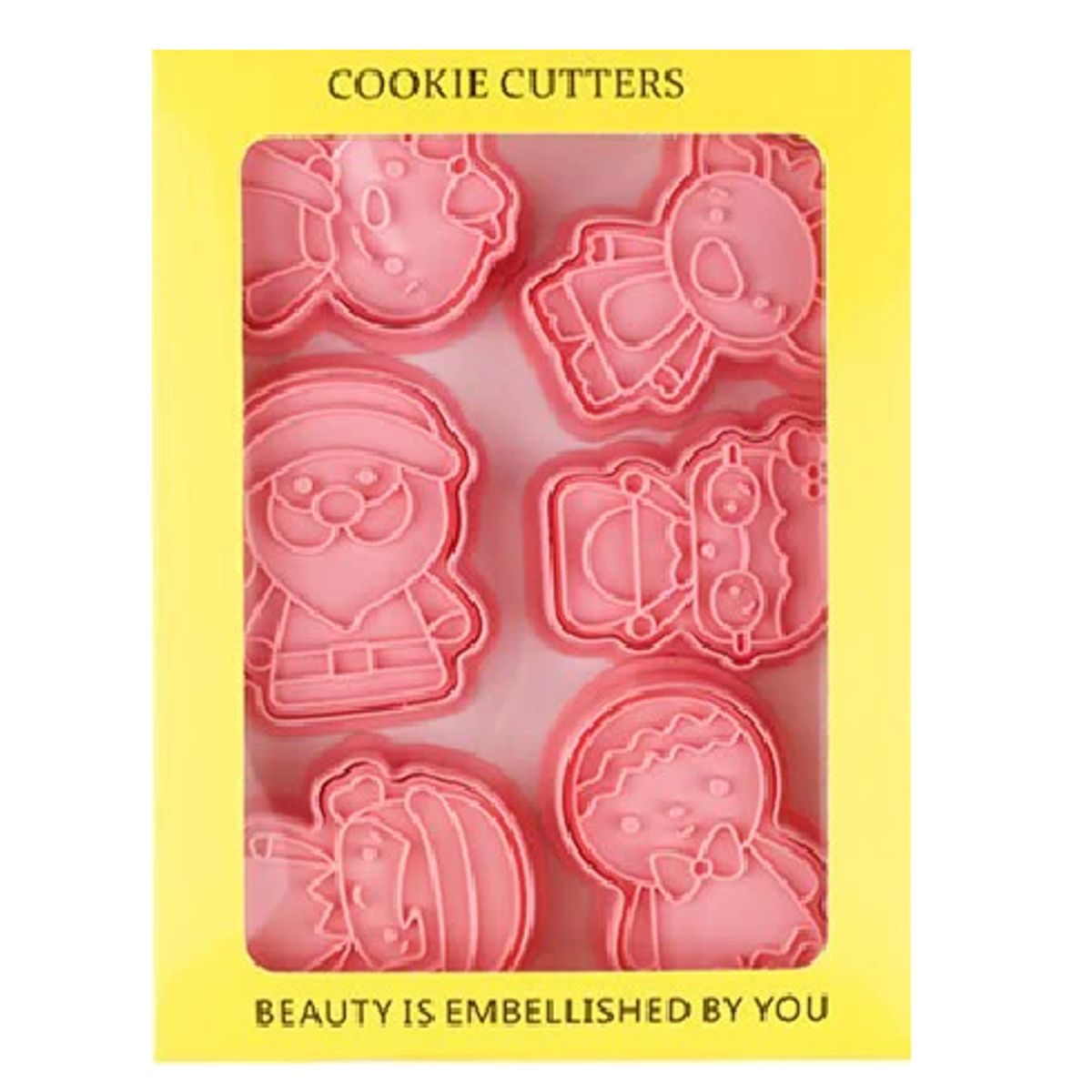 GENERICO - 8 Cortadores de Galletas- Navidad 2