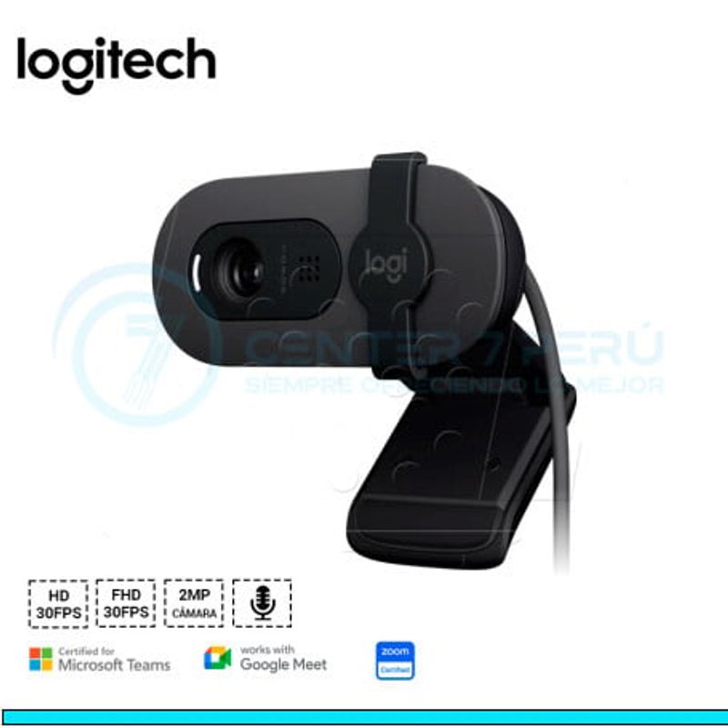 LOGITECH - CAMARA LOGITECH BRIO 100 FHD 1080P