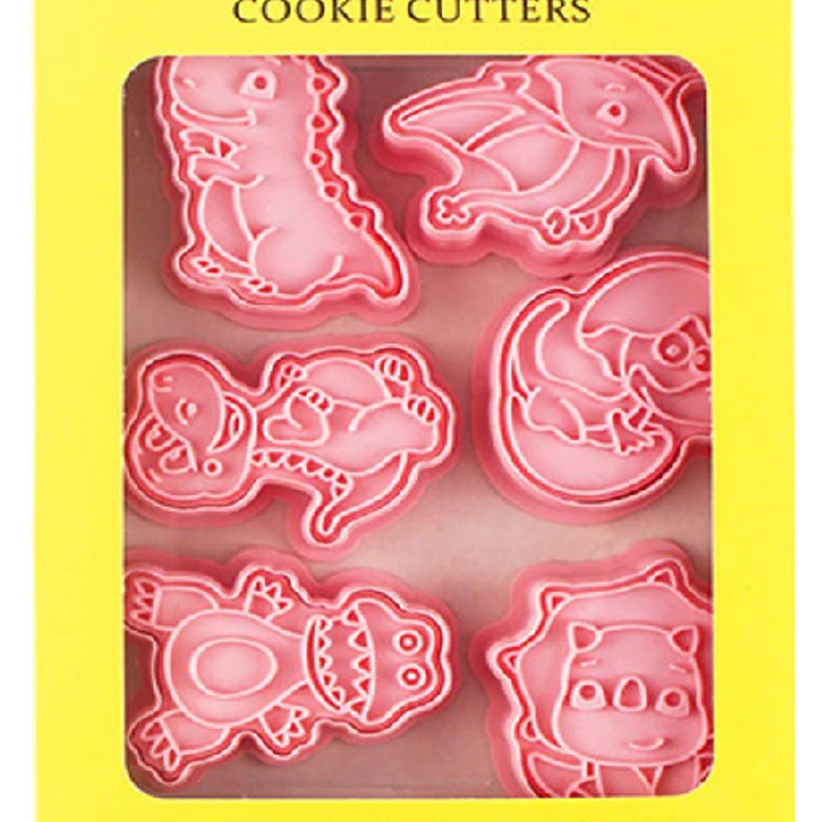 GENERICO - 8 Cortadores de Galletas- Dinosaurios Modelo 2