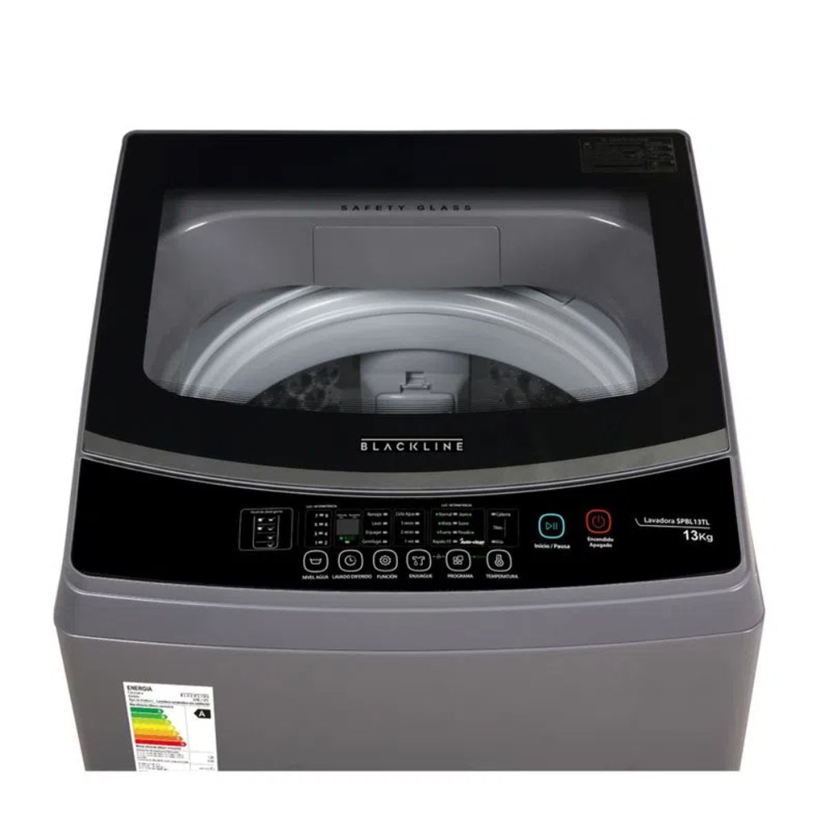 BLACKLINE - Lavadora BLACKLINE Carga Superior 13Kg SPBL13NTL Gris