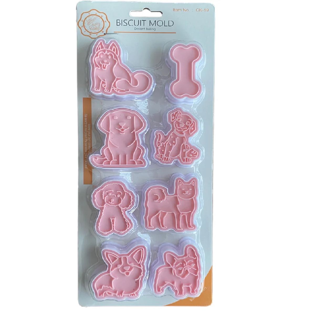 GENERICO - 8 Cortadores de Galletas-Perritos