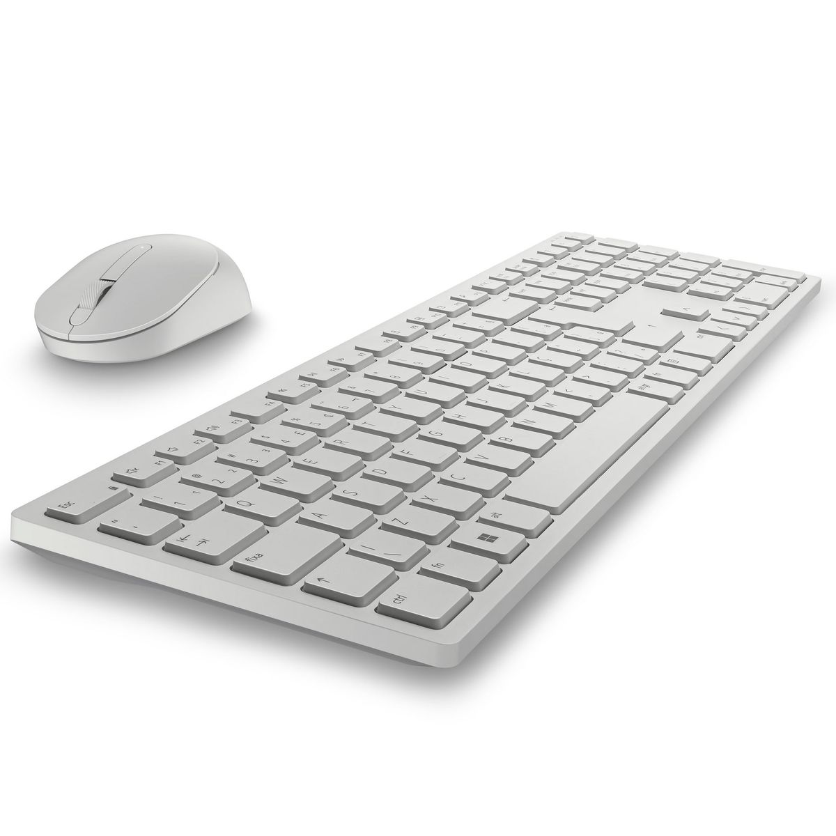 DELL - Kit Teclado y Mouse Dell Pro KM5221W Wireless Español Blanco 580-AKBH