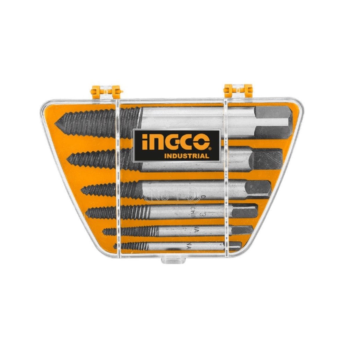 INGCO TOOLS - Juego con 6 extractores de tornillos, INGCO