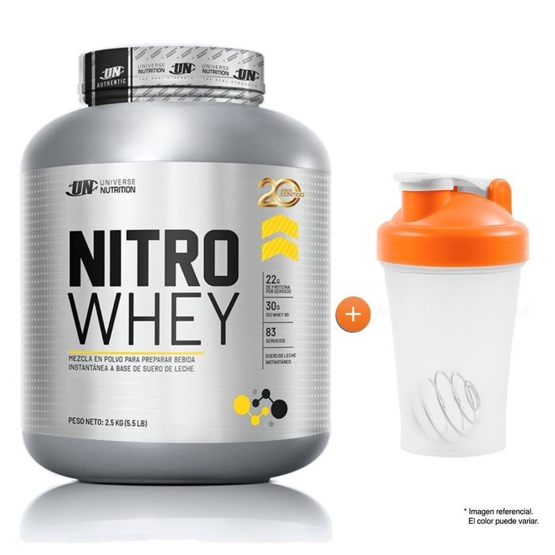 UNIVERSE NUTRITION - Nitro Whey UN Universe Nutrition 2.5 Kg Cookies Suero De Leche