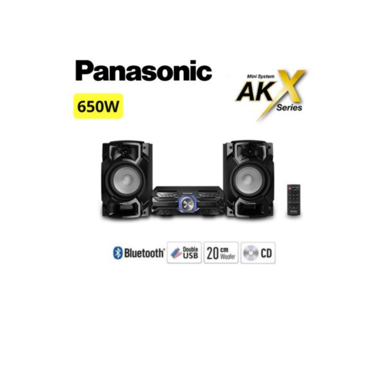 PANASONIC - MINICOMPONENTE PANASONIC SC-AKX520PSK 650W