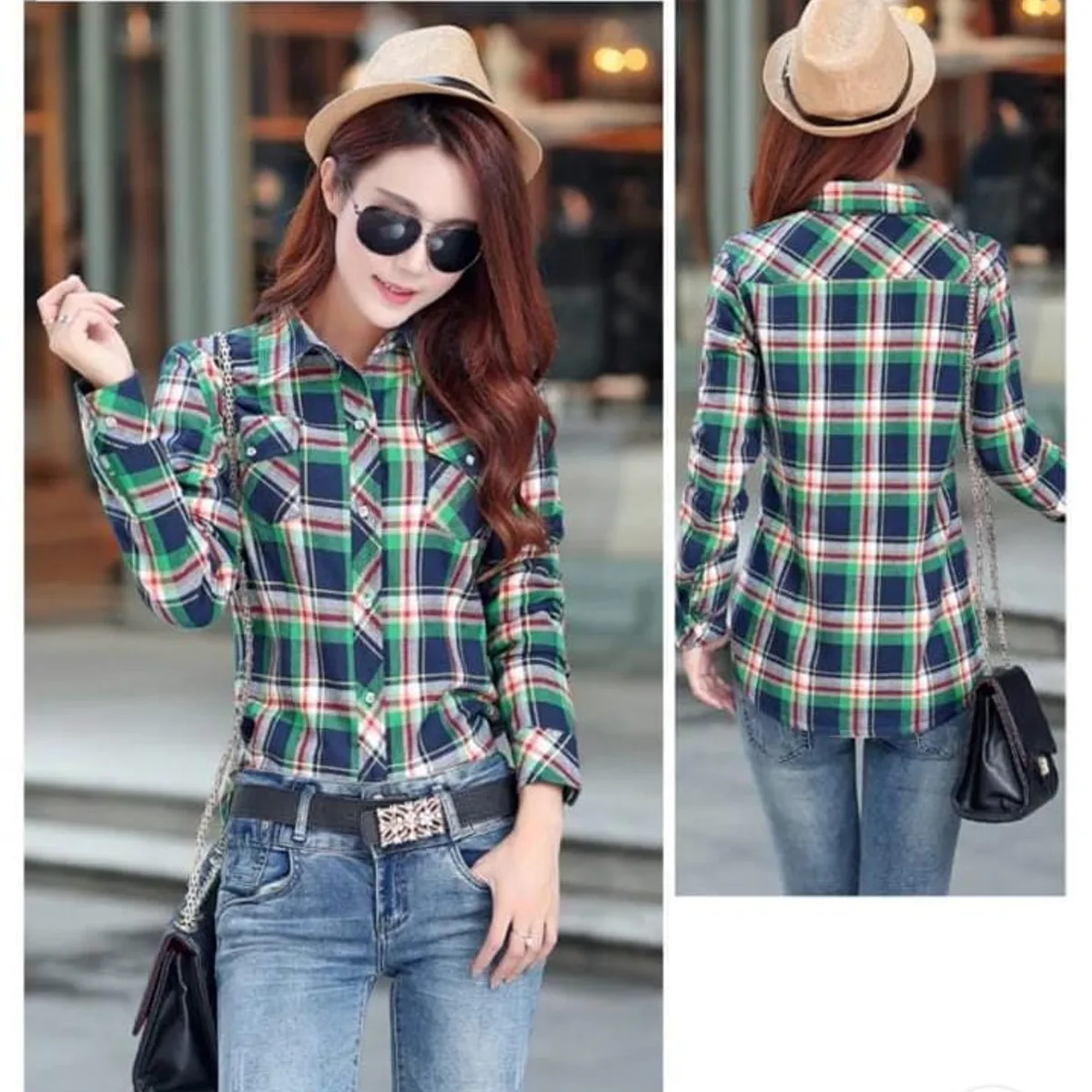 FASHION - CAMISAS LEÑADORAS PARA MUJER