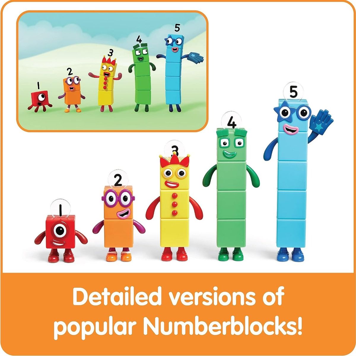 GENERICO - Numberblocks Amigos del Uno al Cinco