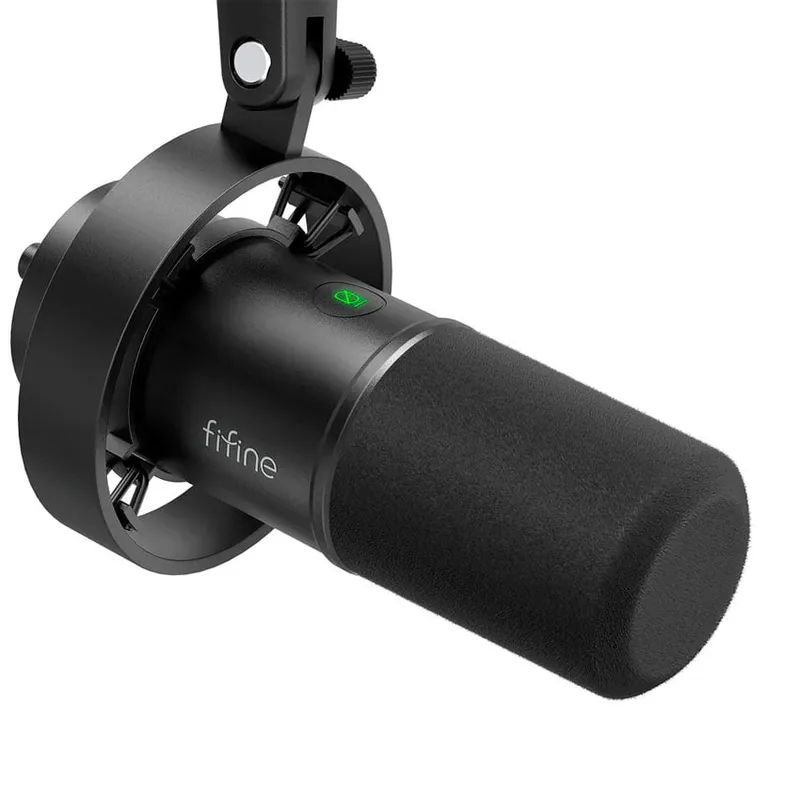 FIFINE - Micrófono Fifine K688 Dínamico negro