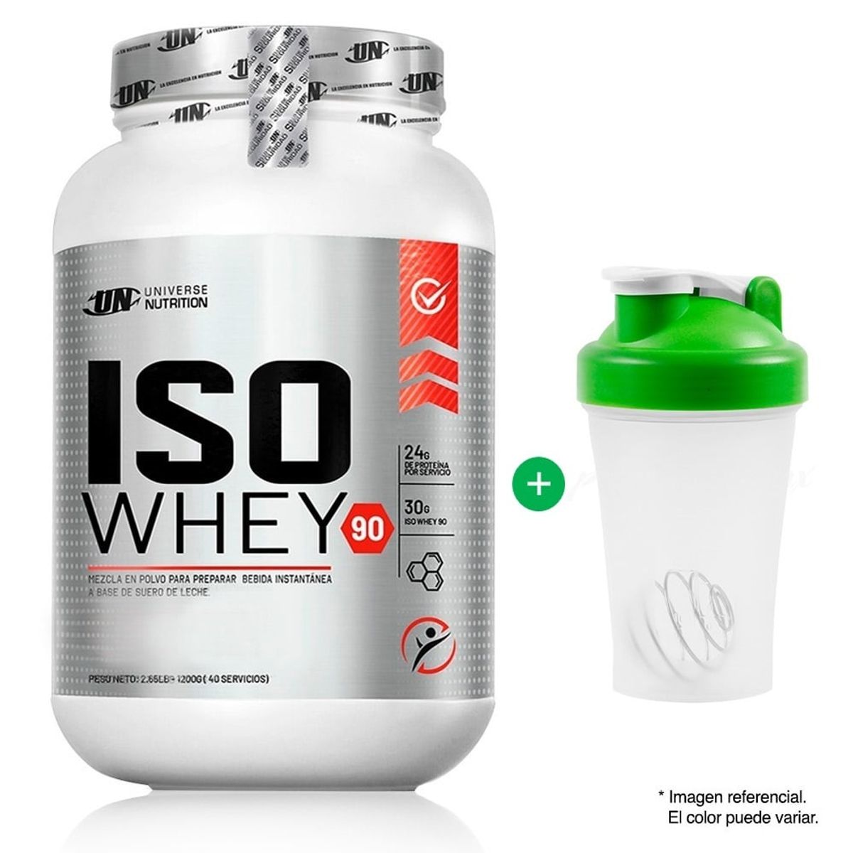 UNIVERSE NUTRITION - Proteína Universe Nutrition Iso Whey 90 1.1 Kg Chocolate + shaker