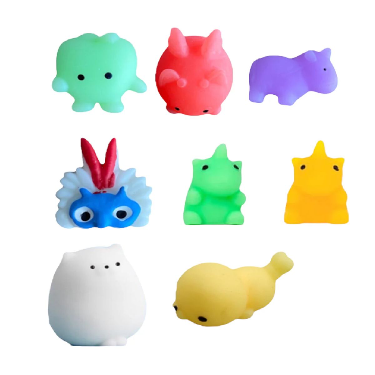 GENERICO - Pack x 15 Squishys Animales Fantasticos