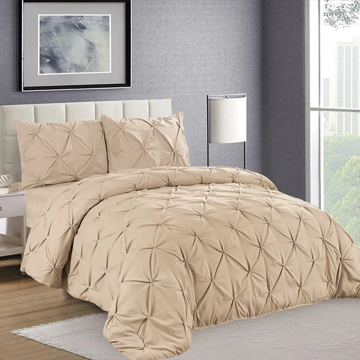 CASATEX - Edredón 2 plazas + Juego de Sábanas 100% Algodón