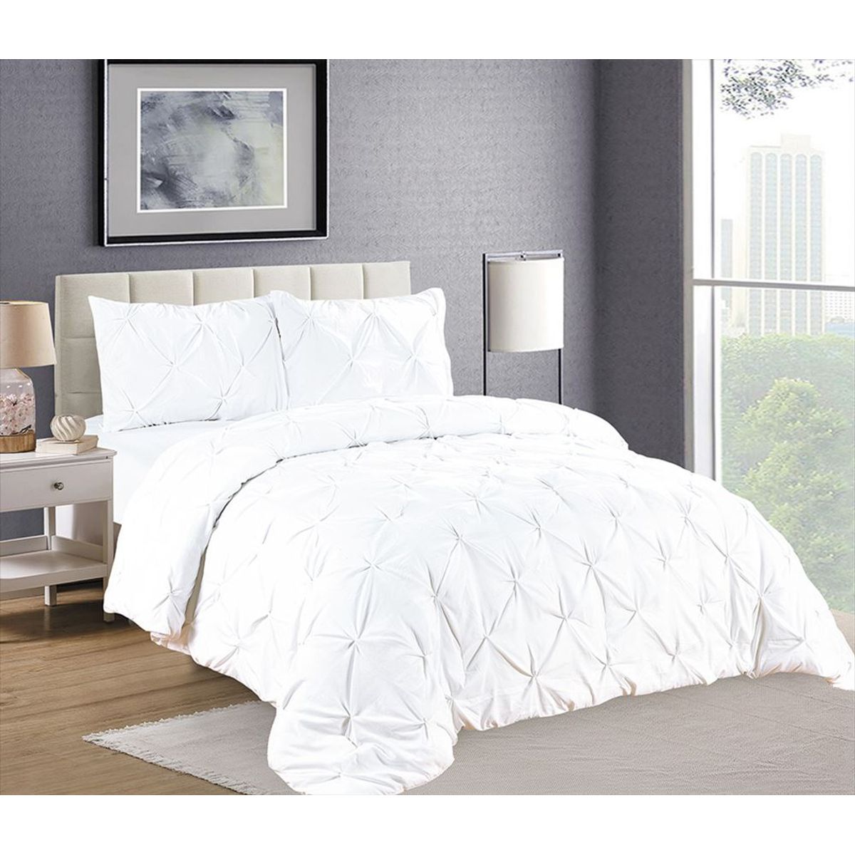 CASATEX - Edredón King + Juego de Sábanas 100% Algodón