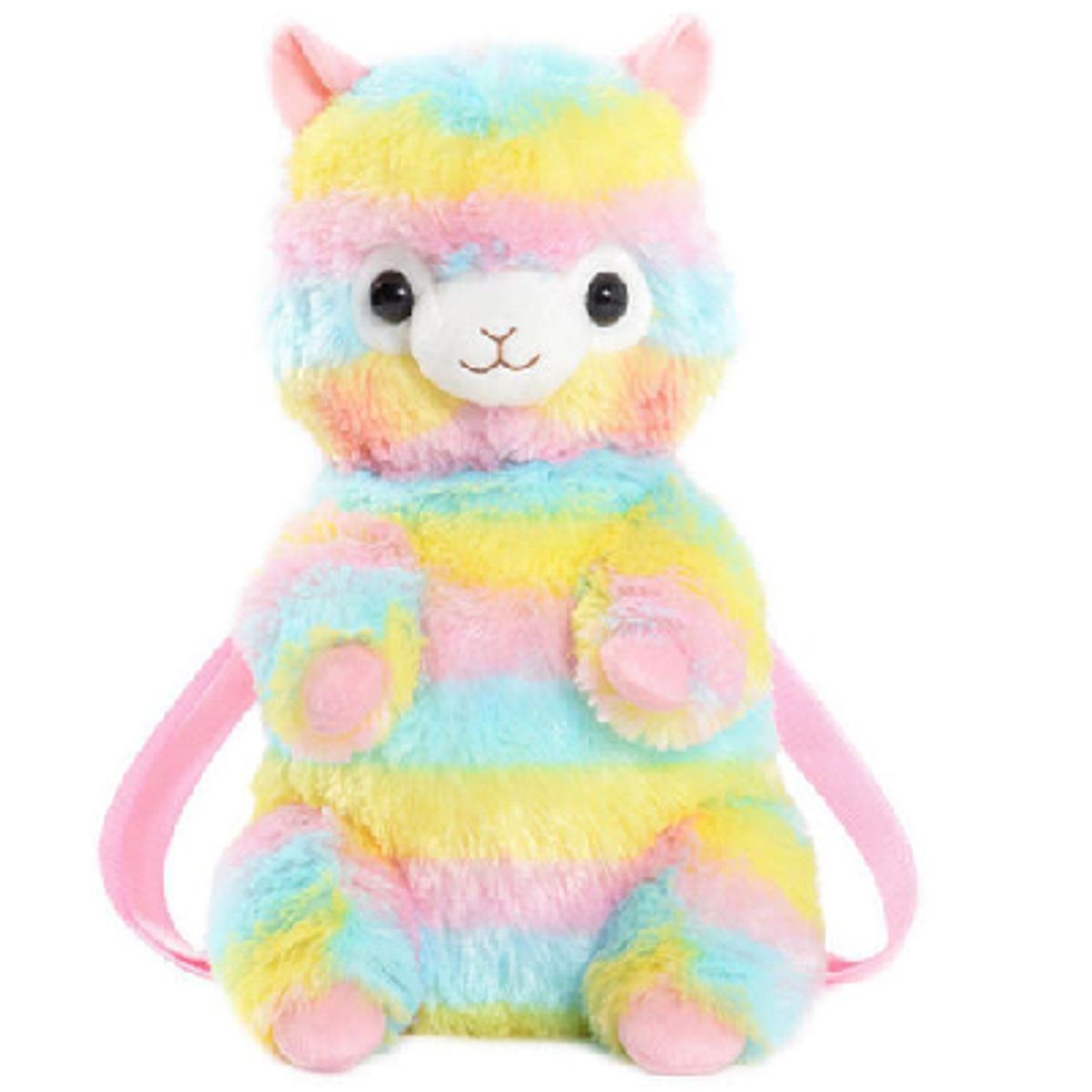 GENERICO - Mochila peluche deLlama rosada kawaii