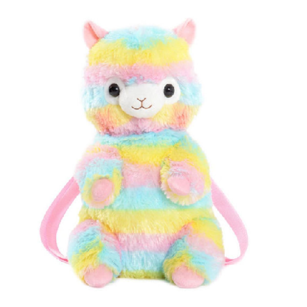 GENERICO - Mochila peluche deLlama rosada kawaii