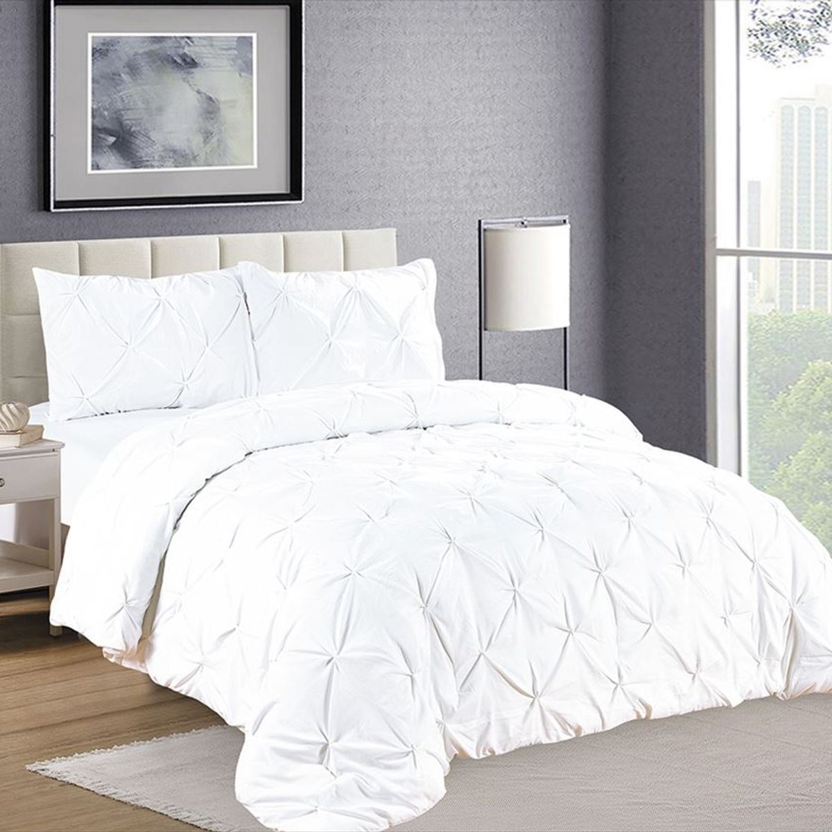 CASATEX - Edredón 2 plazas + Juego de Sábanas 100% Algodón