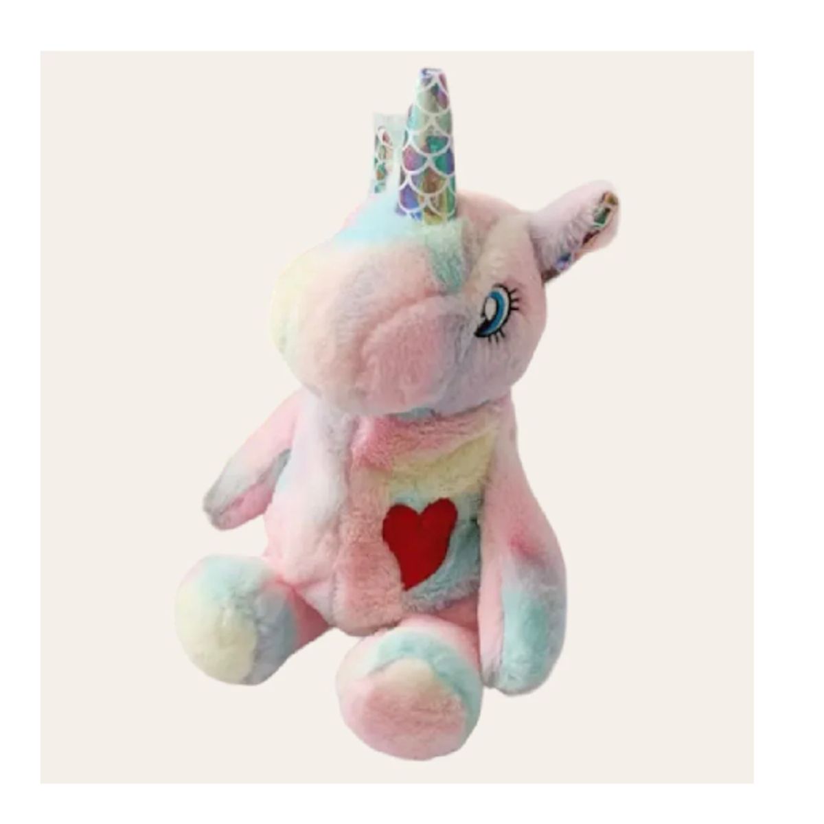 GENERICO - Mochila peluche de unicornio kawaii