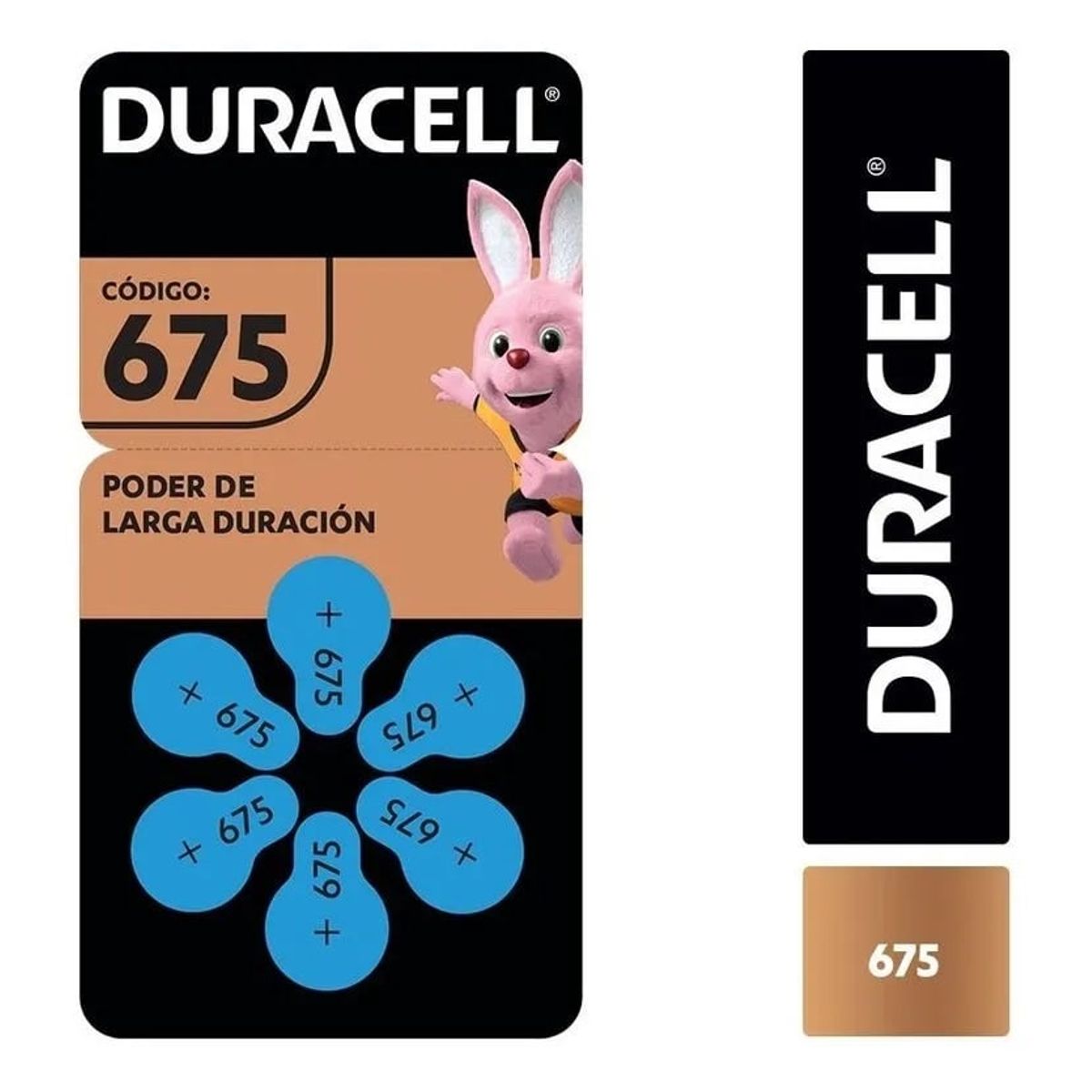 DURACELL - PILAS  DURACELL 675 PARA AUDIFONOS MEDICADOS x 6 PILAS