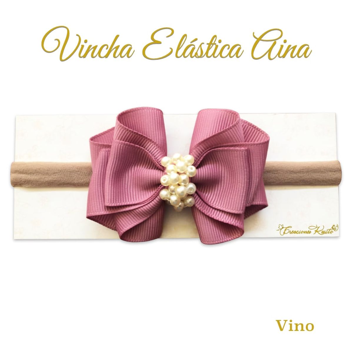 GENERICO - Vincha para bebé modelo Aina