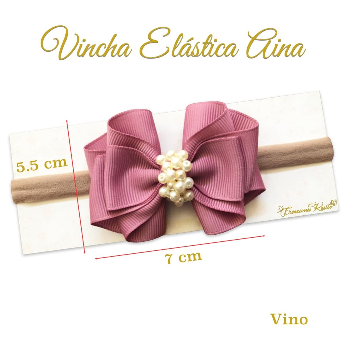 GENERICO - Vincha para bebé modelo Aina