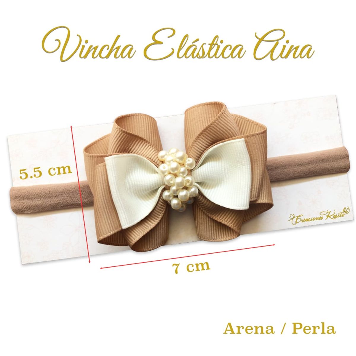 GENERICO - Vincha para bebé modelo Aina