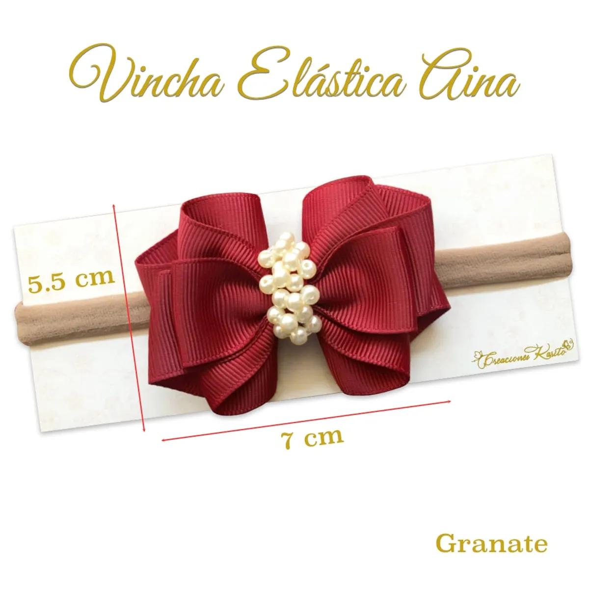 GENERICO - Vincha para bebé modelo Aina