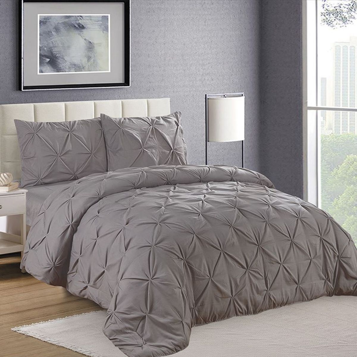 CASATEX - Edredón 2 plazas + Juego de Sábanas 100% Algodón