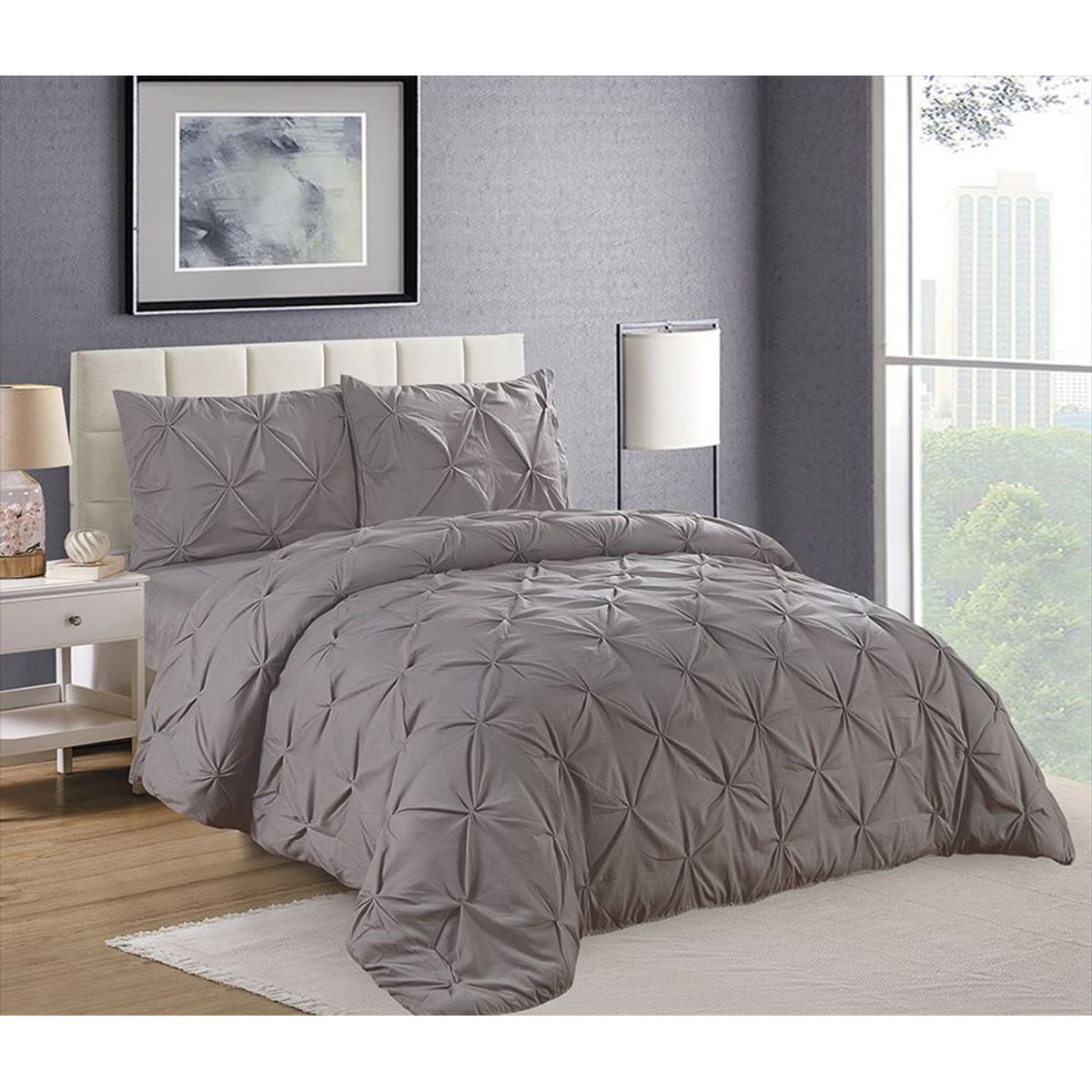 CASATEX - Edredón 2 plazas + Juego de Sábanas 100% Algodón