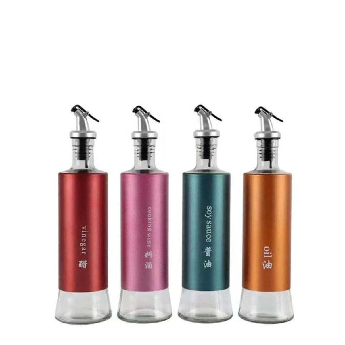 GENERICO - Botella Dispensador De Aceite 300ml - Rosado