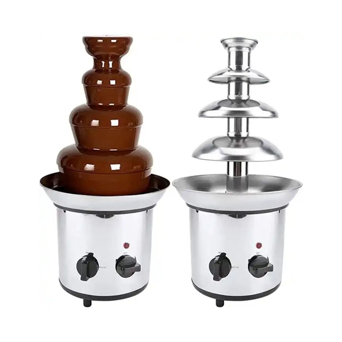 GENERICO - Fuente Chocolatera Acero Inoxidable 4 Niveles