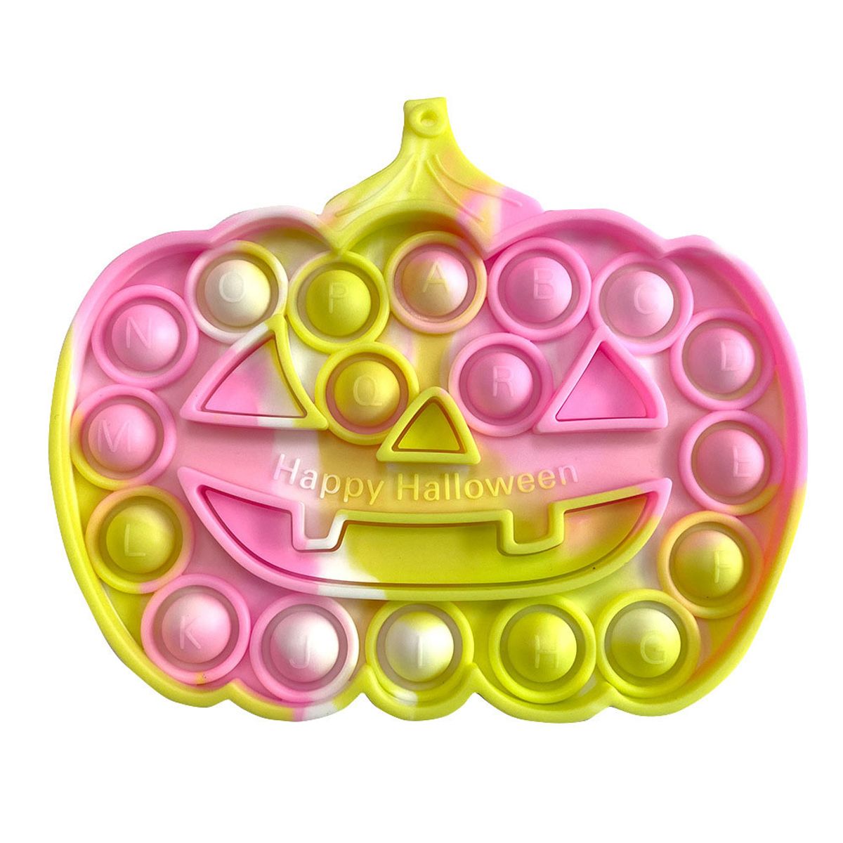 MEGIMPERU - Juguete Pop It Sensorial Antiestrés Calabaza Halloween Ro